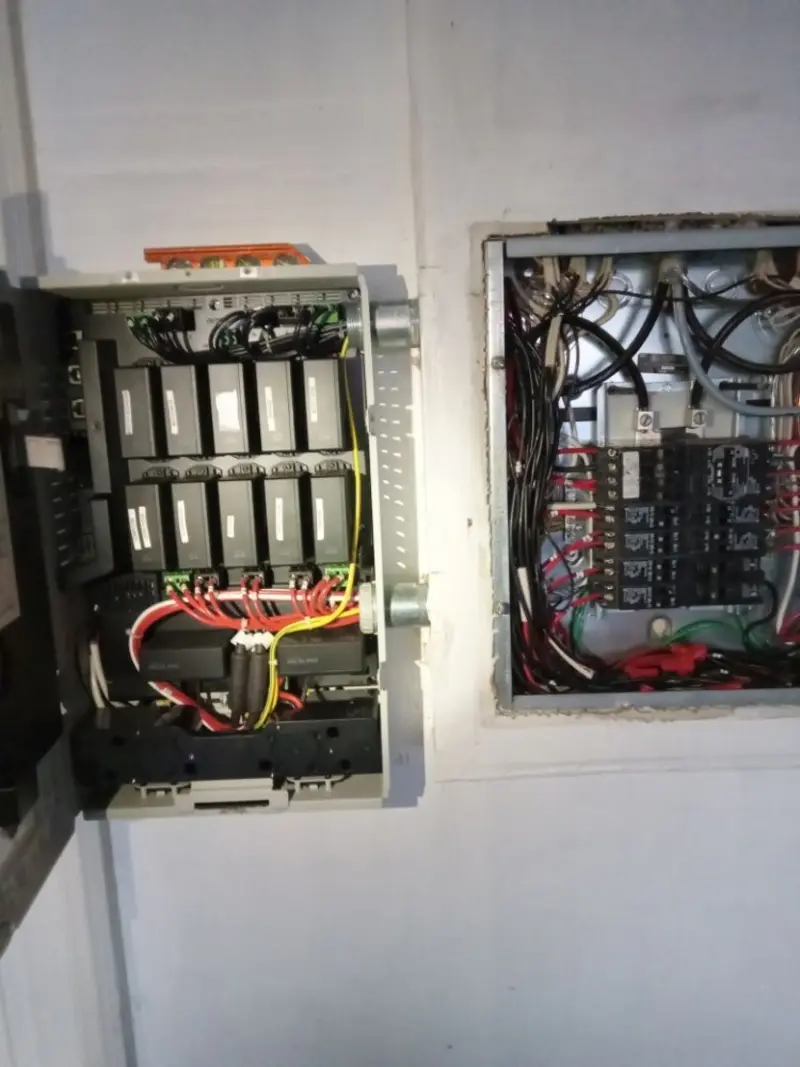 Electrical panel upgrade completed for Indoor Lighting Installation in Beloit